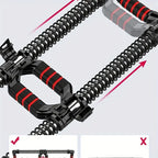 Multi functional full body exercise trainer, adjustable 220.46 pounds - capable of exercising deep muscles such as chest, abdomen