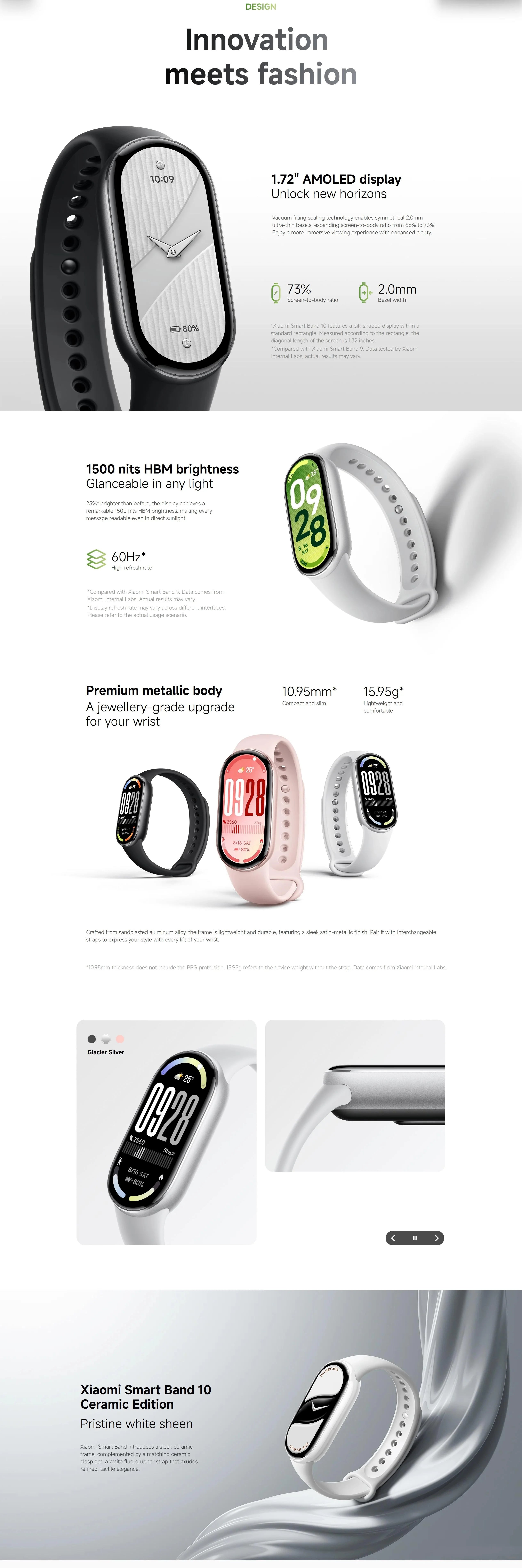 Xiaomi Mi Smart Band 10 – Saúde, Desporto e Autonomia Prolongada