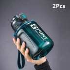 1000ml/1500ml Large Capacity Sports Water Bottle Plastic Cooling Bottle Outdoor Cycling Hiking Drinkware Travel Drinkware