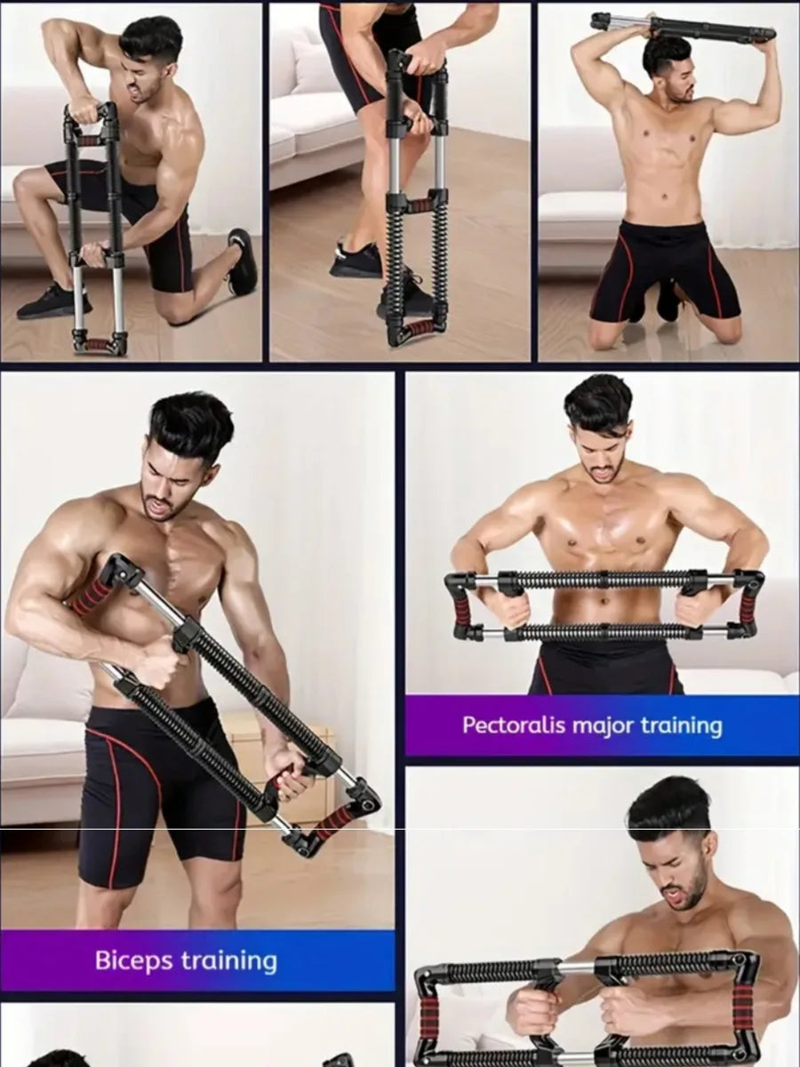 Multi functional full body exercise trainer, adjustable 220.46 pounds - capable of exercising deep muscles such as chest, abdomen