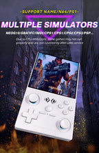 Open Source XF40V Retro Handheld Game Console 4.0 Inch 720x720 IPS Screen Portable Hand Held Retro Video Gaming Player