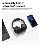 QCY H3S -56dB Adaptive ANC Over Ear Headphone Hi-Res LDAC Spatial Sound Wireless Earphone Bluetooth 6.0 Dual Driver 102H Headset