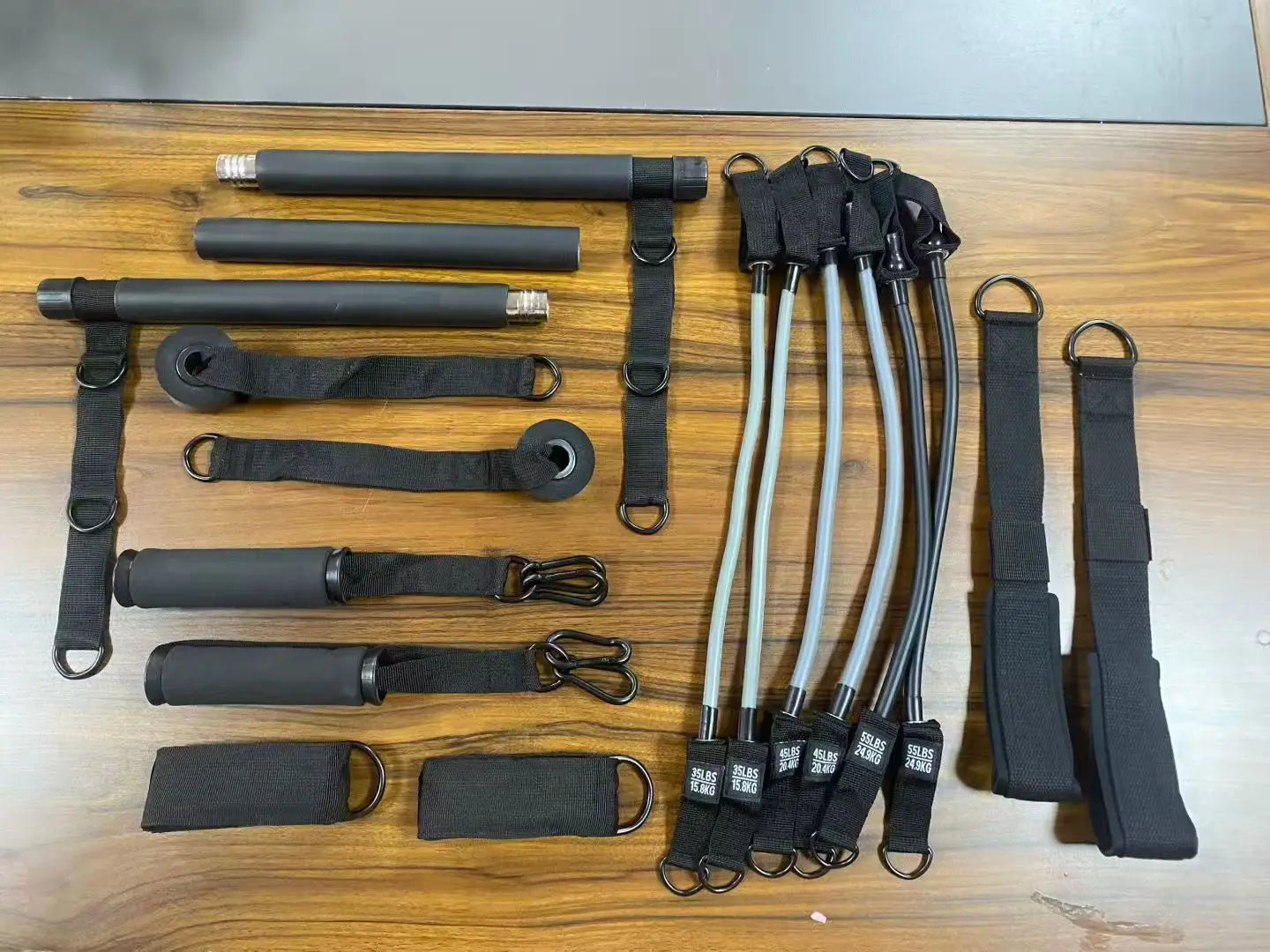 Pilates Resistance Bar Set – Kit de Pilates com Barra e Bandas