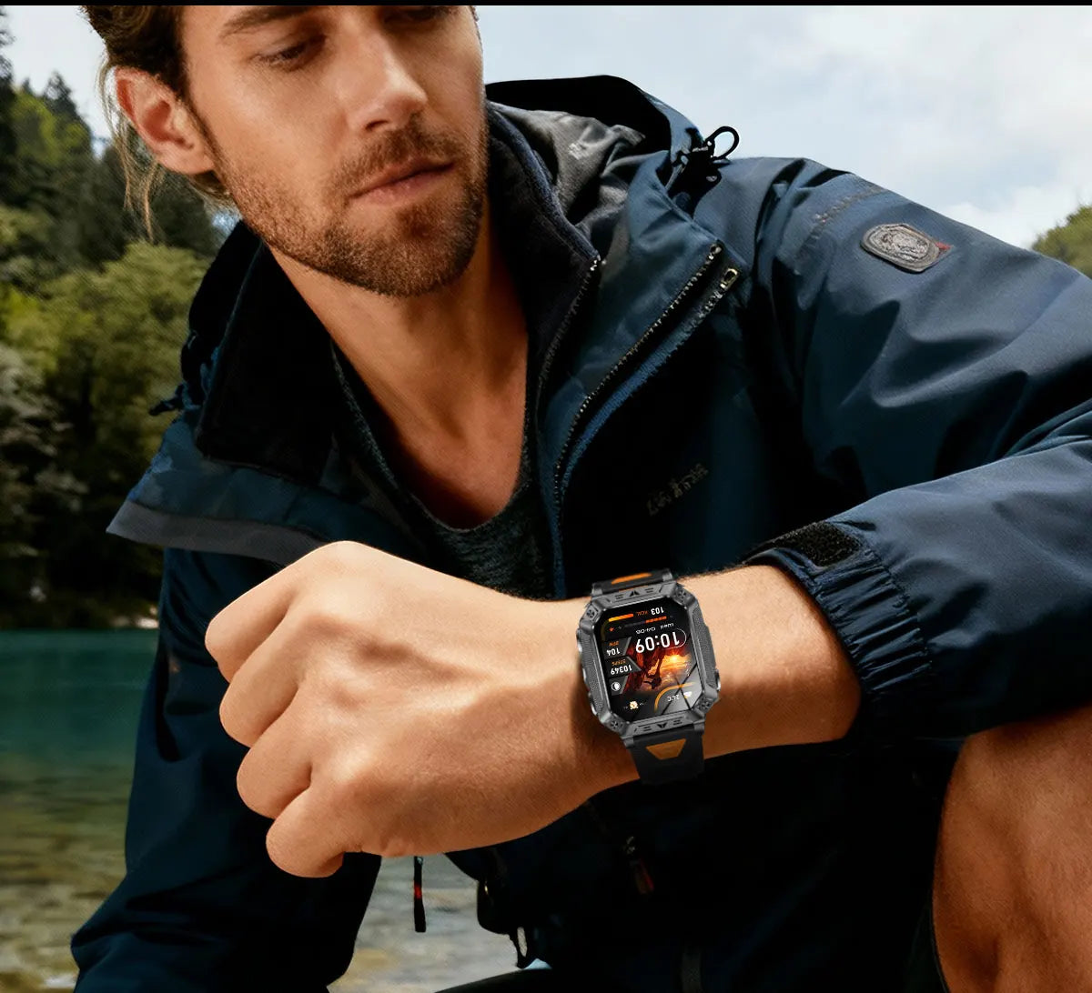 Smartwatch Militar 2026 – Robustez Extrema, Lanterna LED e Autonomia XL