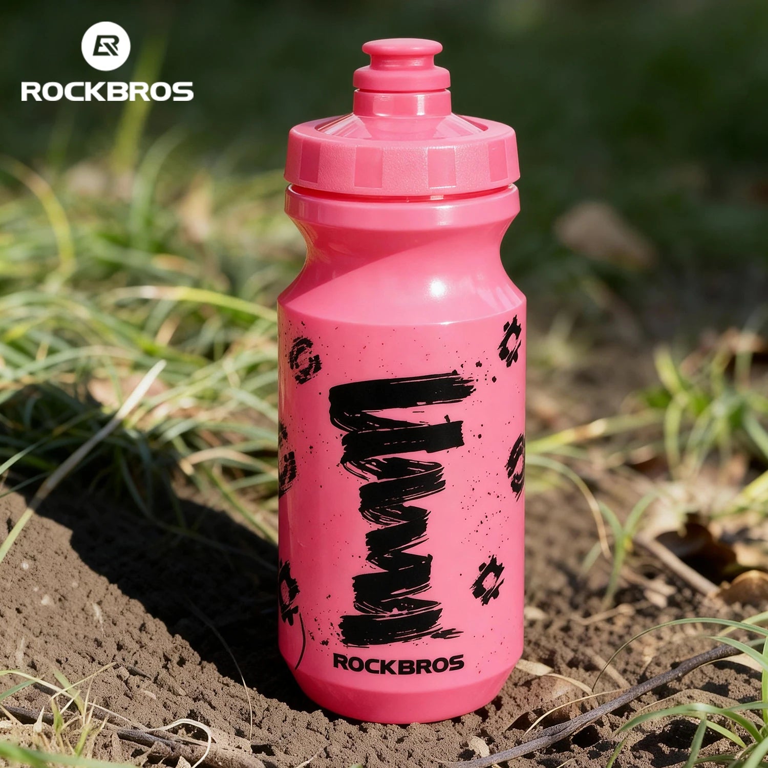 Garrafa de Ciclismo 600ml – Squeezable e de Hidratação Rápida para Bicicleta e Outdoor