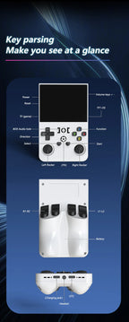 2025 R36S Pro Game Console Retro 128gb Console R36s R36 S R36h Rs36s K36 Konsole Consolle Jeux GamBoy Max Video GameHandheld