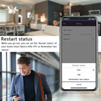 Melery Tuya WiFi Boiler Switch — Tomada 40A Smart com Timer Alexa
