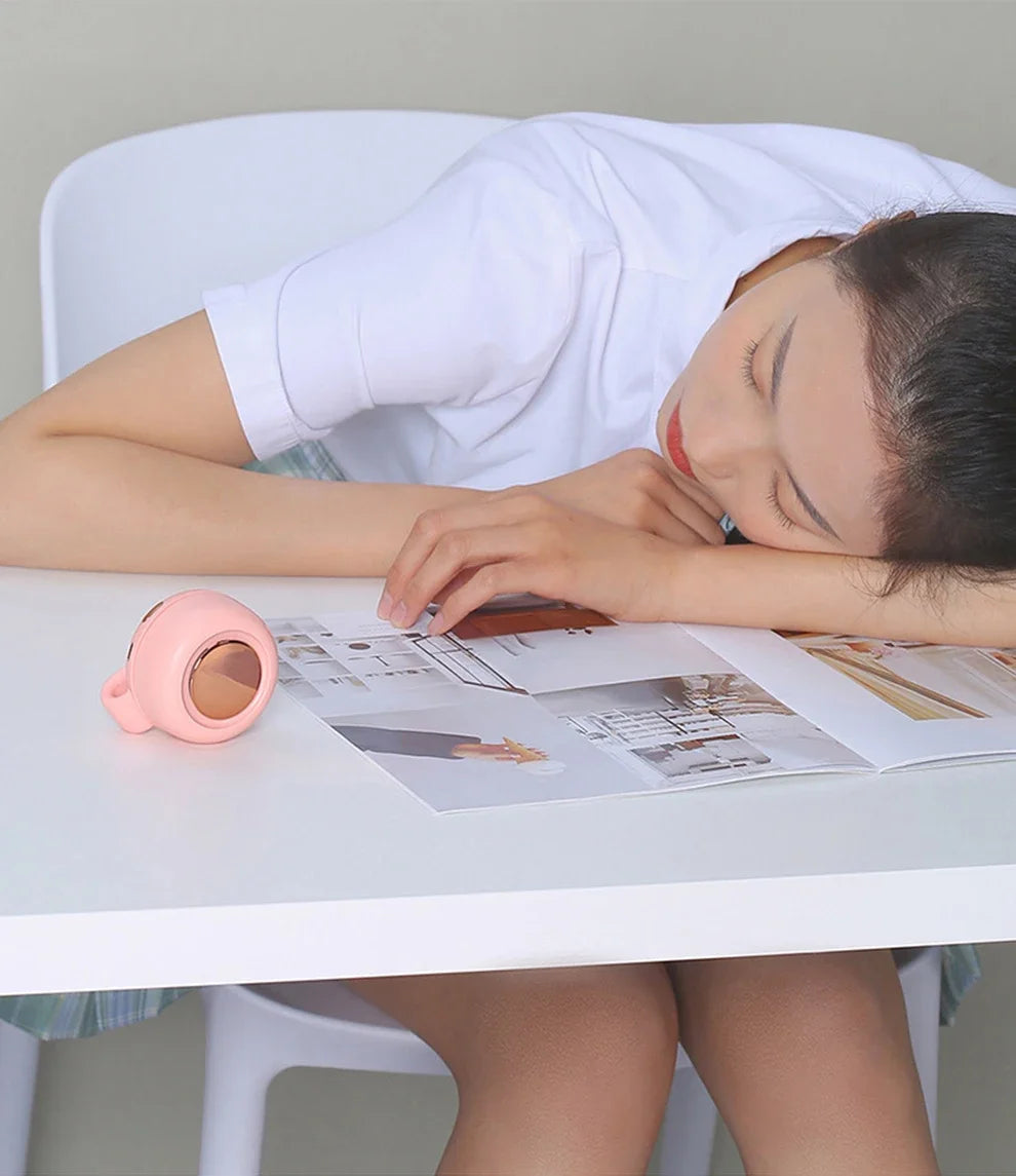 Ventoinha Sem Hélices  — Portátil, Silenciosa, USB, Design Dobrável p/ Viagens