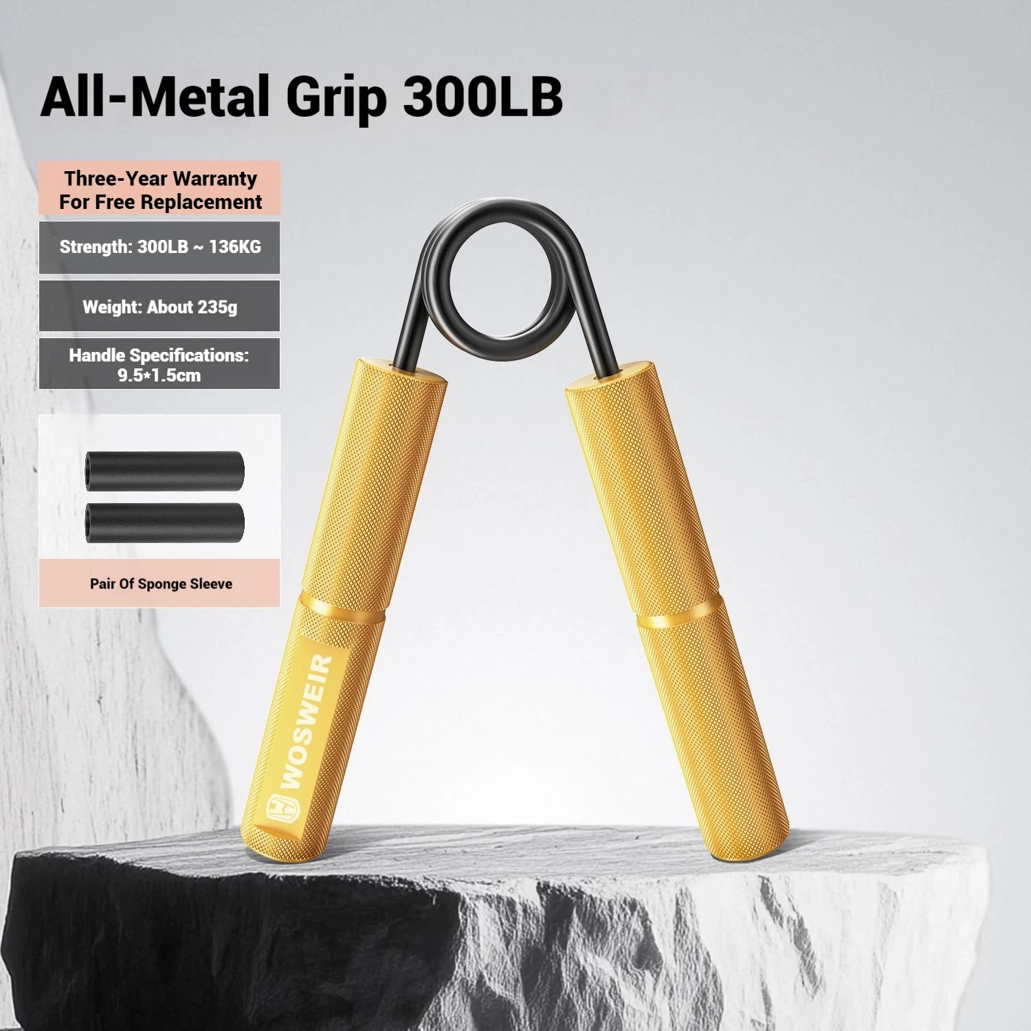 Hand Grip R‑Type Profissional para Treino de Força