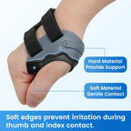 VELPEAU CMC Thumb Brace for Osteoarthritis, Pain and Arthritis Support, Comfortable thumb splint comes with compression sleeve.