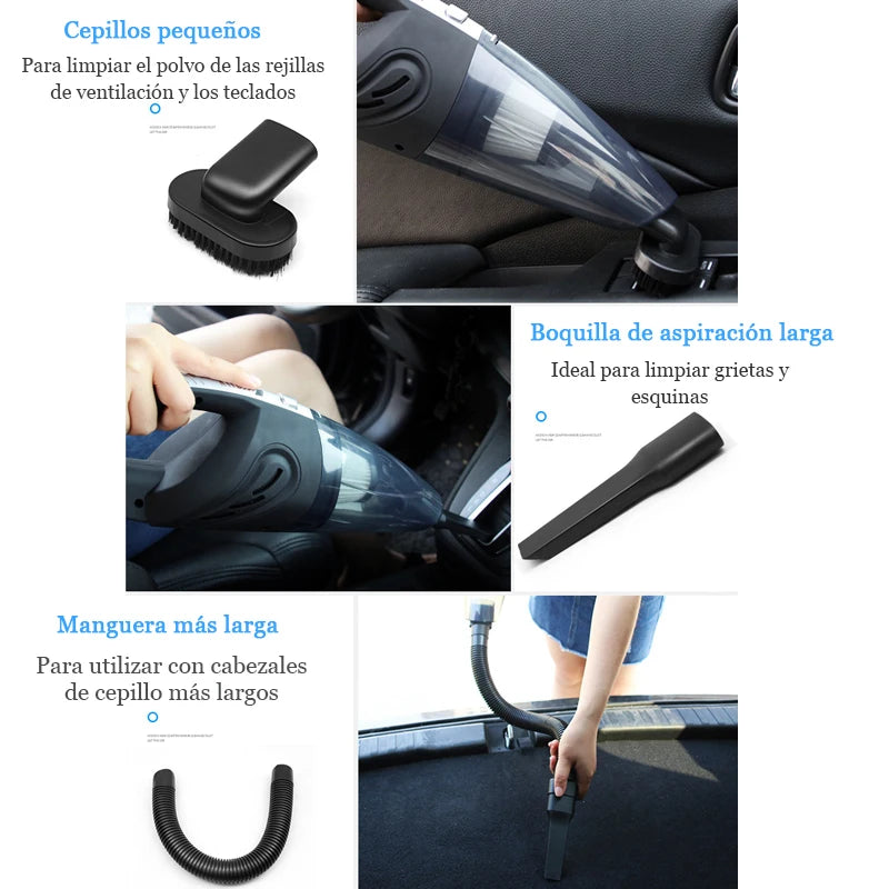 Cordless Handheld Vacuum Cleaner Powerful Cyclonic Suction Car Interior Cleaning Portable Rechargeable For Pet Hair At Home