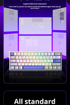 AULA WIN 68 HE Magnetic Axis Keyboard RT Gaming Mechanical Keyboard Wired 8KPolling Rate Full-Key Hot-Swappable