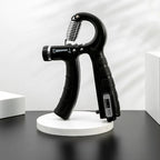 Kit de Fortalecimento de Mãos — Ajustável com Contador, Mola R‑Type e Treinador de Dedos