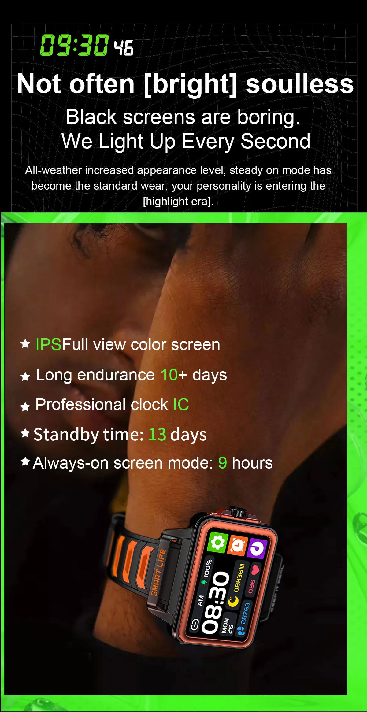 SENBONO Smart Band – Saúde Completa, Desporto e Conectividade Android/iOS