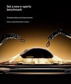 ATK DragonFly A9 Air Ultimate Wireless Gaming Mouse PAW3950 Ultra 42000DPI 750IPS 8KHz RGB Ergonomic Design for Windows MacOs