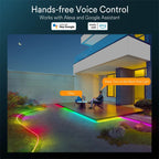 TUYA Neon LED Strip Lights 5V 72LEDs/M Silicone Neon Rope Light with Music Sync RGBIC Dreamcolor Chasing Strip Tape for Room