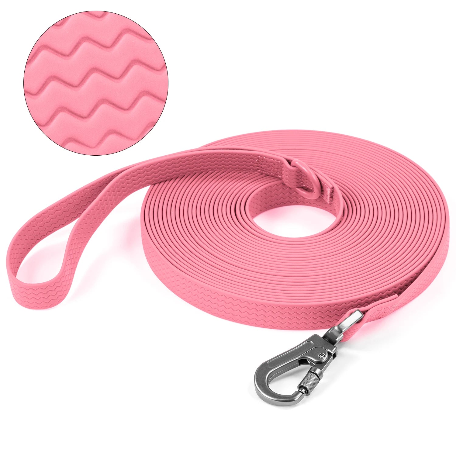 1.8M 3M 5M 10M PVC Dog Leash - Large, Medium, Non-slip, Waterproof and Easy to Clean, Long, Strong Dog Training Leash