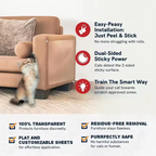 Cat Scratch Deterrent Tape Furniture Protectors From Cats Transparent Self-Adhesive Pet Training Tape for Sofa Furniture Sticker