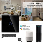 AXUS WiFi Touch Switch — Smart RF433 Sem Neutro Tuya Alexa