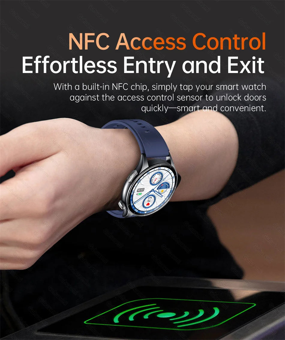 Sapphire 2025 New Health Managed Smart Watch Health Measurement Blood Fat Uric Acid Call ECG+PPG Blood Pressure Health Smartwatch iOS