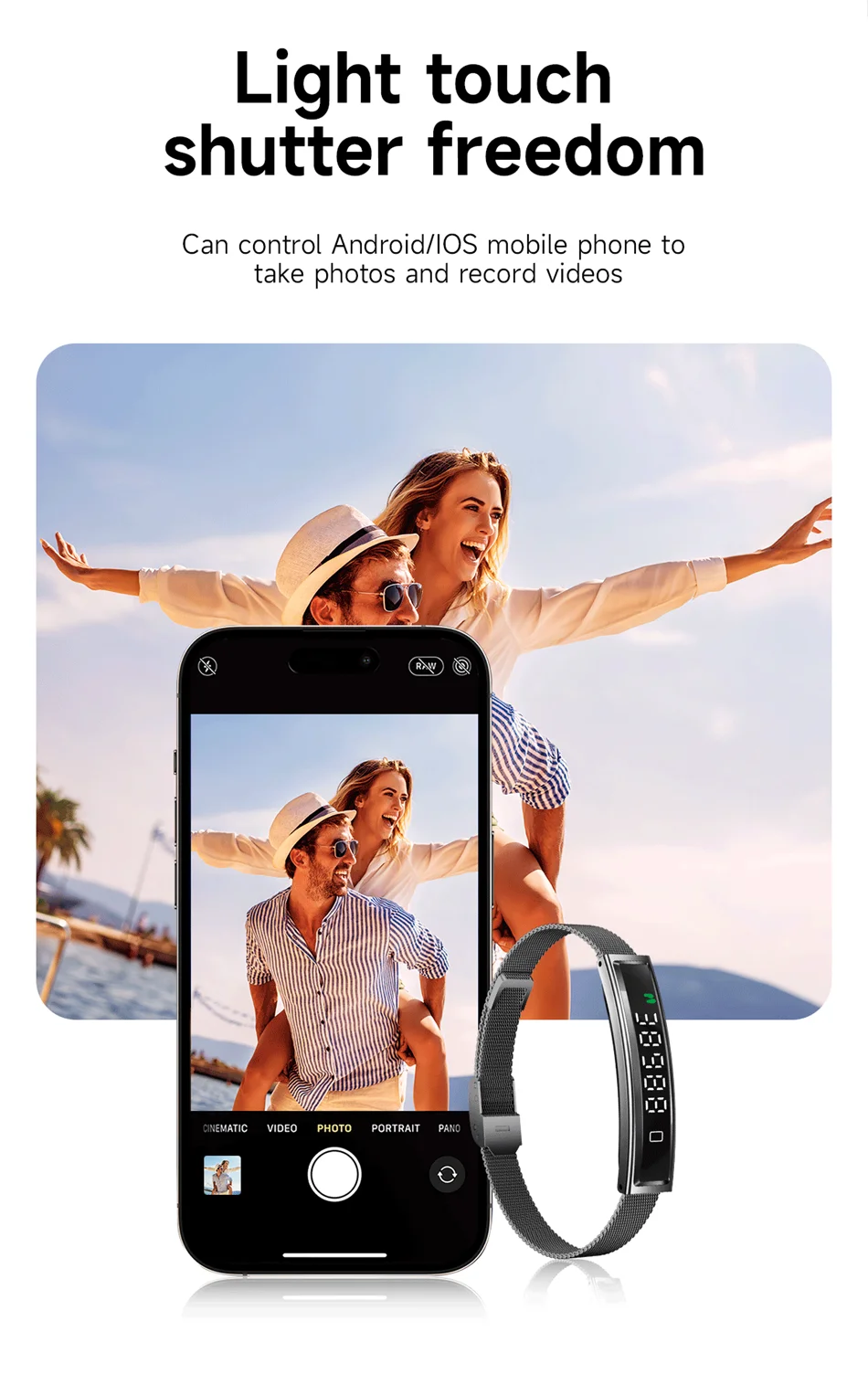 Pulseira Inteligente Feminina – Estilo, Fitness e Resistência à Água