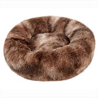 40-90cm 6 Sizes Round Pet Bed for Large Dog Bed Super Soft Cat Bed Plush Dog House for Medium Dog House Winter Warm Sleeping