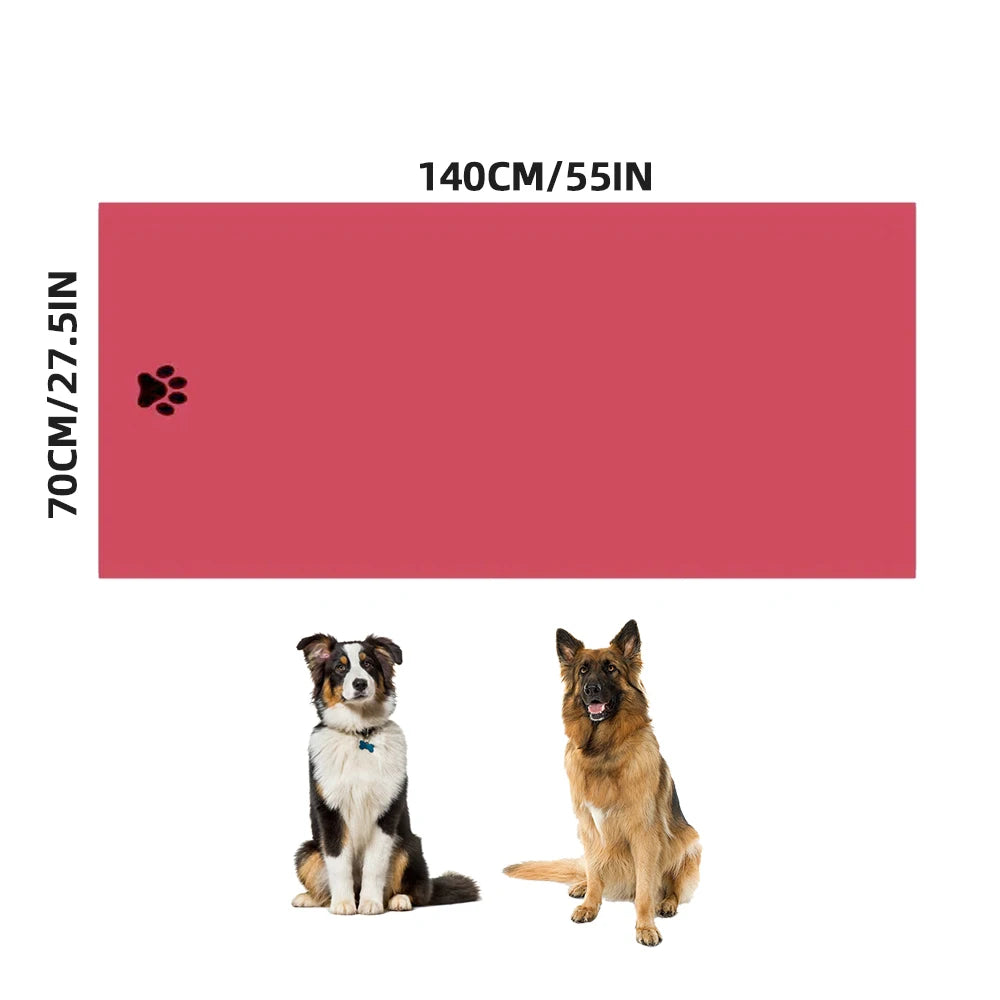 3 Size Options Microfiber Pet Bath Towel Embroidered Super Soft Absorbent Cat for Dogs Grooming Supplies