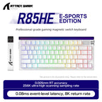 R85 ATTACK SHARK R85HE Magnetic Keyboard Wired 0.005mm RT 8K+ Hz 256K RGB Gaming Keyboard Neon Lightbox for Esports Gaming