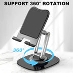 Tablet Stand 360° Rotation Universal Desk Holder Mount Detachable Arm for Cell Phone iPad iPhone Portable Desktop Stand