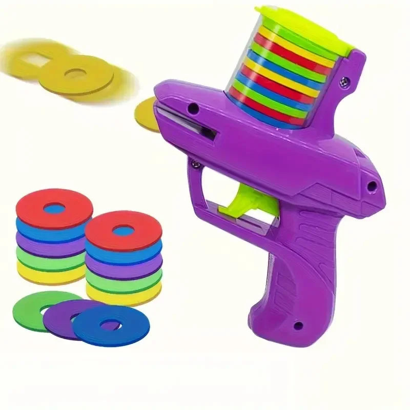 Funny Cat Toys Creative Turnip Gun with 15pcs Reusable Foam Disc Pet Hunting Interactive Toy Dog Cat Pet Supplies