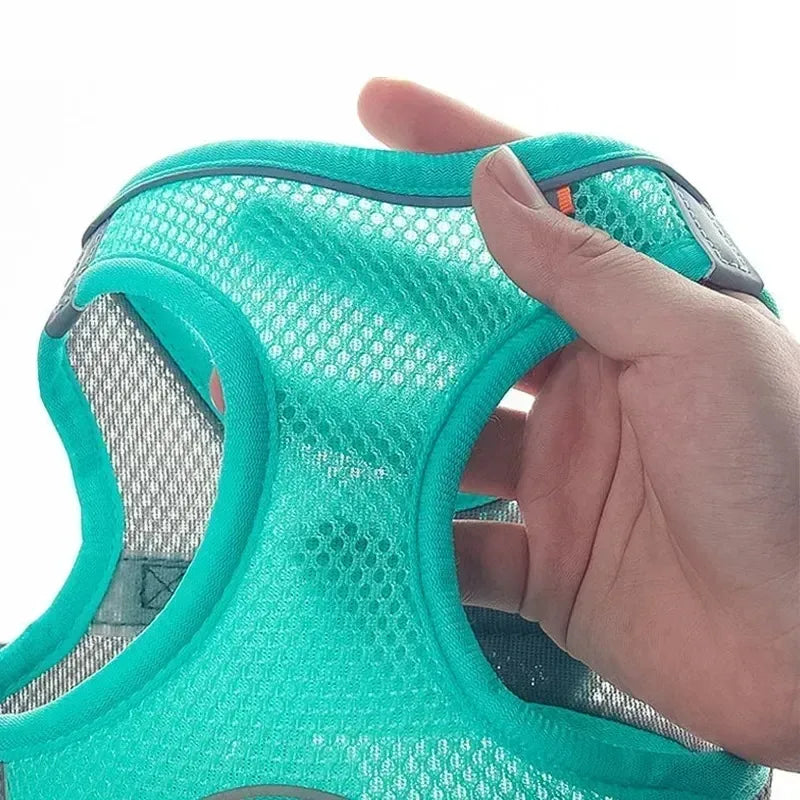 Puppy Harness Set Dog Accessories Adjustable Puppy and Cat Harness Vest French Bulldog Chihuahua Small Dog Collar Pet Leash Dogs