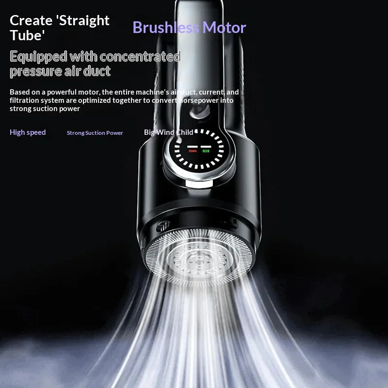 Cordless car vacuum cleaner, one-button dust removal, high-power portable vacuum cleaner, large suction mini vacuum cleaner.