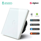 BSEED Zigbee Touch Switch — 1/2/3 Gang Smart Tuya Sem Neutro