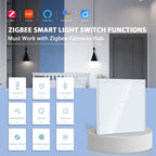 BSEED Zigbee Touch Switch — 1/2/3 Gang Smart Tuya Sem Neutro