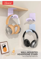 Suporte de Headphones para Debaixo da Secretária — Gancho Multicor Universal