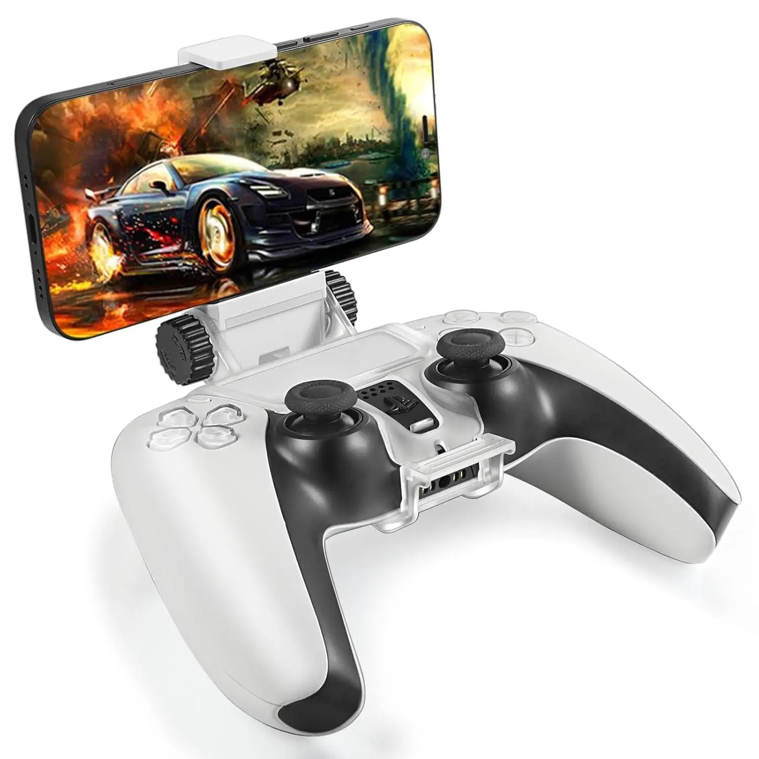 Cell Phone Clip Holder Clamp Mount Clip Stand Bracket for PlayStation 5 PS5 PS4 Wireless Controller Remote Play