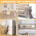 Cat Scratch Deterrent Tape Furniture Protectors From Cats Transparent Self-Adhesive Pet Training Tape for Sofa Furniture Sticker