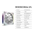 Ventoinha LDPCSJ Prism 5 Pro 120mm — ARGB, PWM 4‑PIN, Alto Fluxo