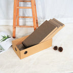 4-Pack 1 Cat Scratching Post Cardboard Box for Indoor Cats, Cat Scratching Mat Cardboard Box for Indoor Cats and Kittens
