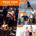 Resistance bands, Pull-Up Assist Bands, Powerlifting Bands for men's and women's fitness training, Home Workouts