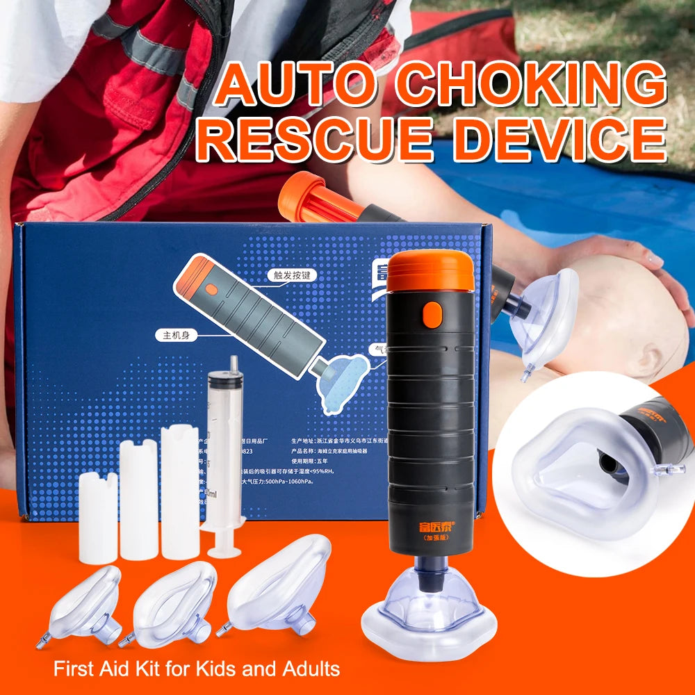 AirwayRescue Pro – Dispositivo Portátil Anti‑Asfixia com Sucção de Emergência