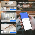 BSEED Zigbee Touch Switch — 1/2/3 Gang Smart Tuya Sem Neutro
