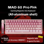 MADLIONS Mad 60he Mad60HE Mad 68HE Mechanical Keyboard Magnetic Switch Wired Hot Swap 8K Polling Rate Customized Gaming keyboard