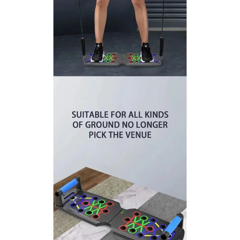 PushUpBoard Pro – Prancha Multifuncional de Flexões para Treino de Peito e Abdómen