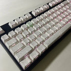 Line Gradient Side Shine Through Keycaps Cherry Profile PBT Custom Keycaps for 60% 65% 75% 96% 98% 100% Mechanical Keyboard