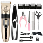 Electric Pet Clipper Grooming Kit For Dogs Reachable Trimmer Haircut Cat Hair Cutting Remover Professional Machine Set