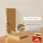 Large/Small Cardboard Cat Scratcher, L-Shape, Wear-Resistant, Scratch-Resistant, Cat Scratching Post, Cat Toy, Pets, Cat Accessories