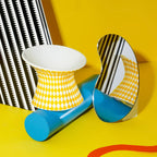 Ceramic Cat and Dog Bowls, Anti-Tip Pet Food Dishes Elevated base design protects cats' necks, suitable for small dogs and cats