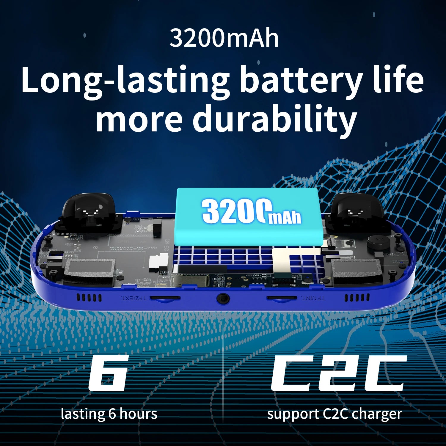 Anbernic RG40XX H 4.0” Handheld Game Console RG40XXH Retro Gaming Player 64G Preloaded 5000+ Games Portable Linux 64-bit System