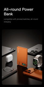 Lenovo 10000mAh Slim Power Bank — Magnético MagSafe Wireless 20W CCC